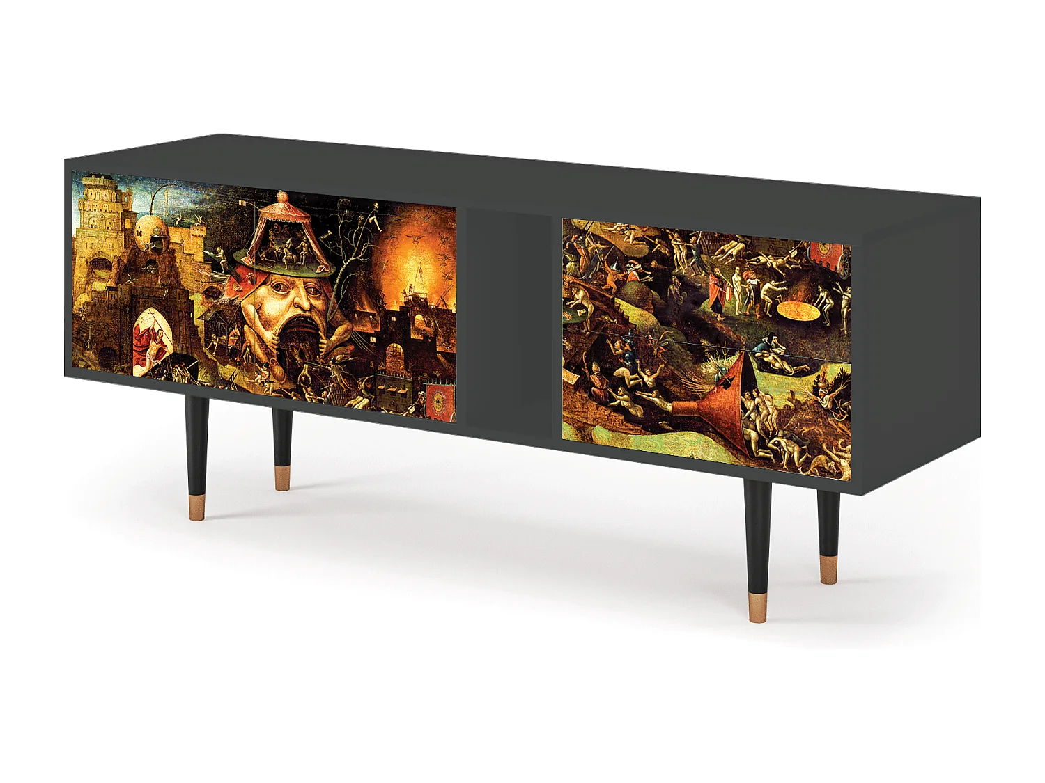 Meuble TV - 170х69х48 cm - T1 - Christ in Limbo, Anthracite