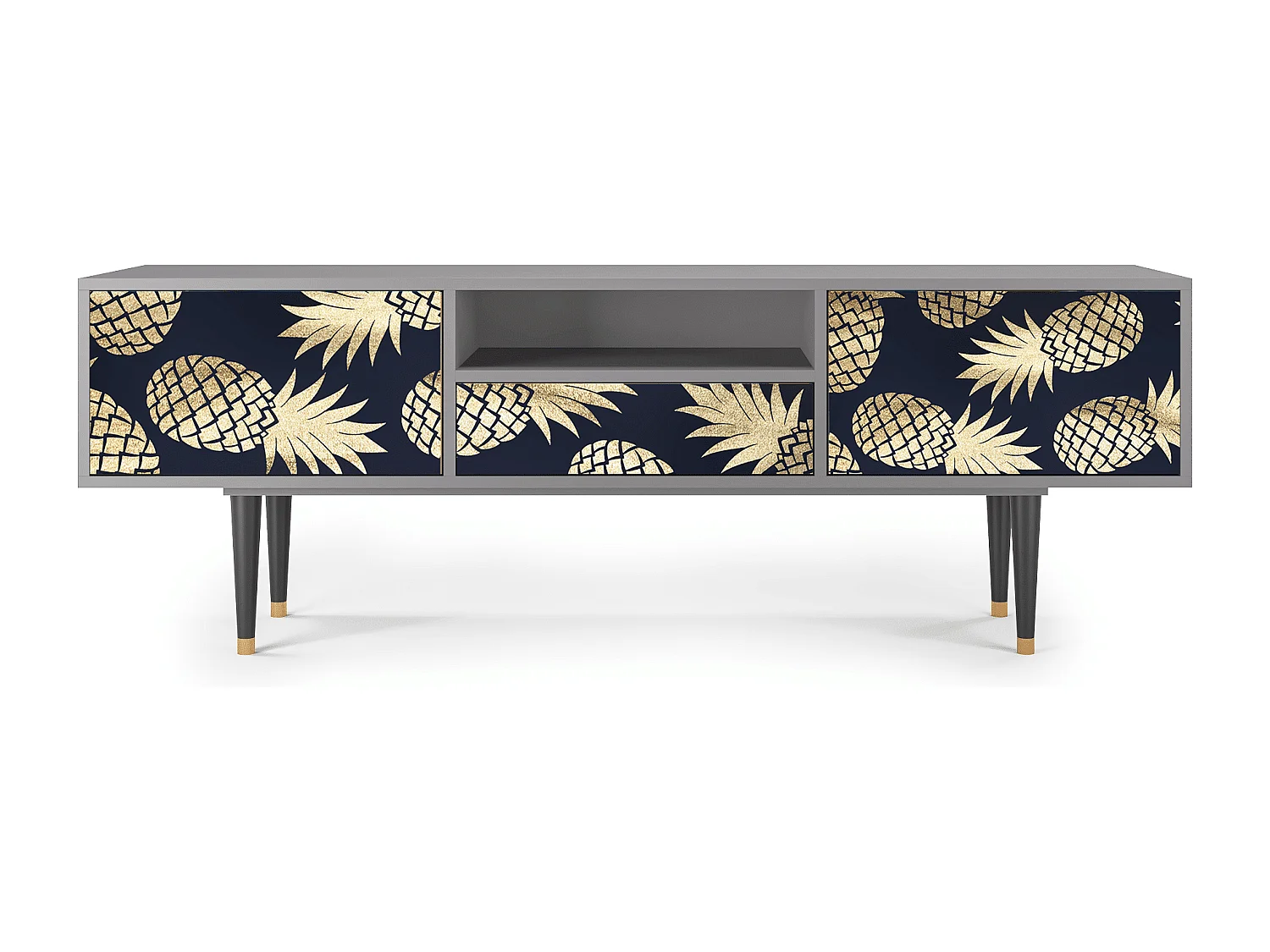 Mobile TV - 170х59х41 cm - T6 - Sunny Pineaple, Grigio