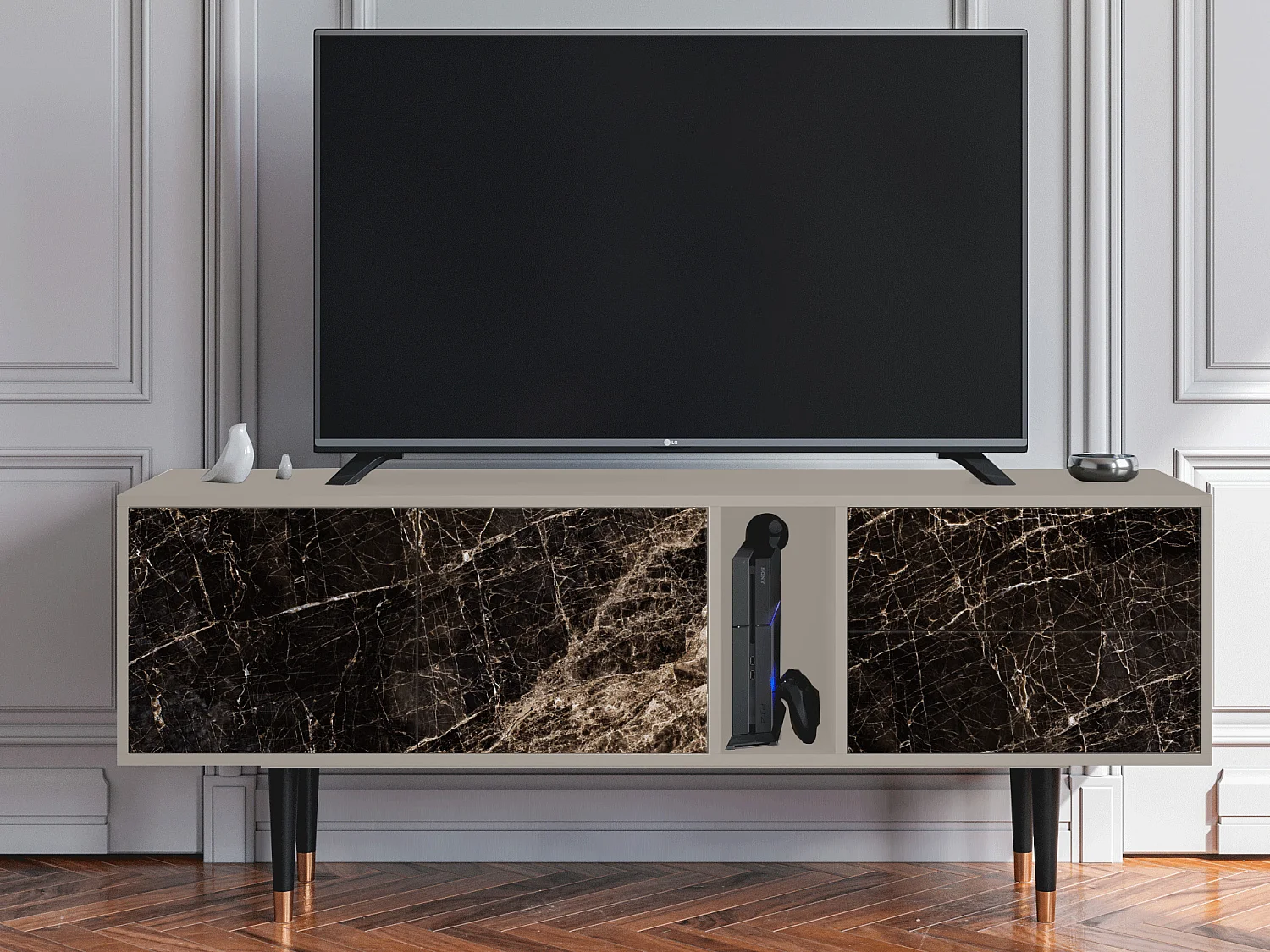 Meuble TV - 170х69х48 cm - T1 - Night Abyss, Sable