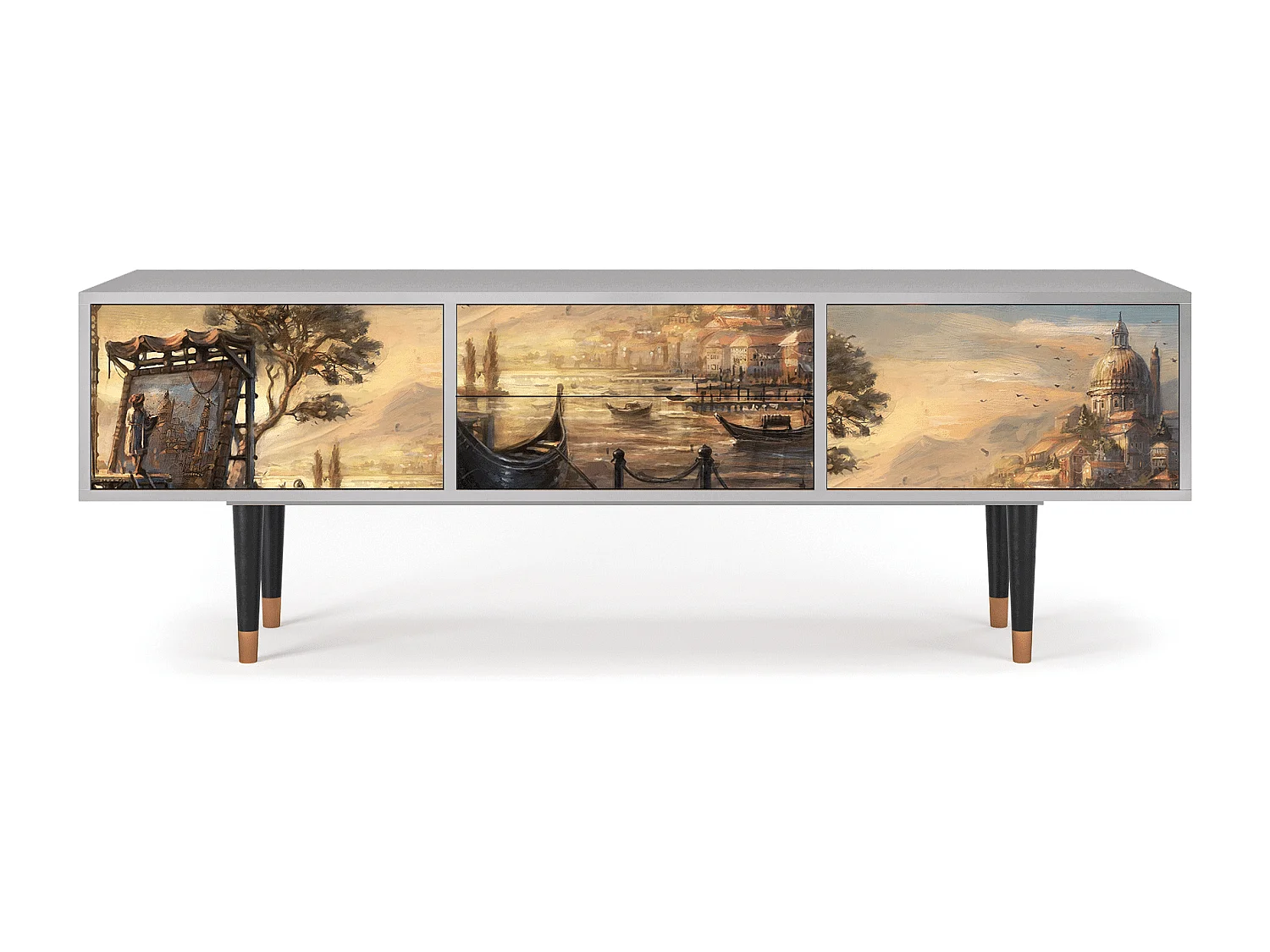 TV-Möbel - 170х59х48 cm - T4 - Venice, Grau