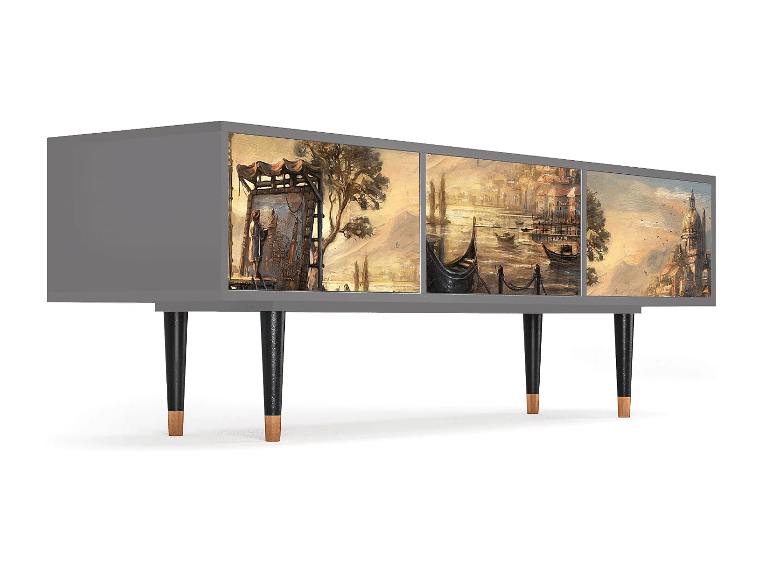 TV-Möbel - 170х59х48 cm - T4 - Venice, Grau