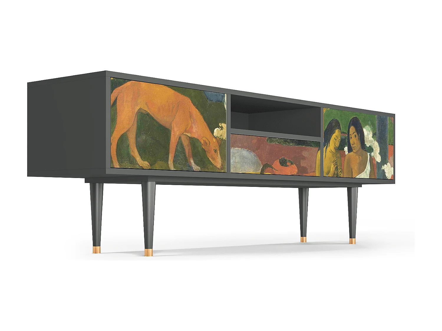 TV-meubel - 170х59х41 cm - T6 - Arearea , Antraciet