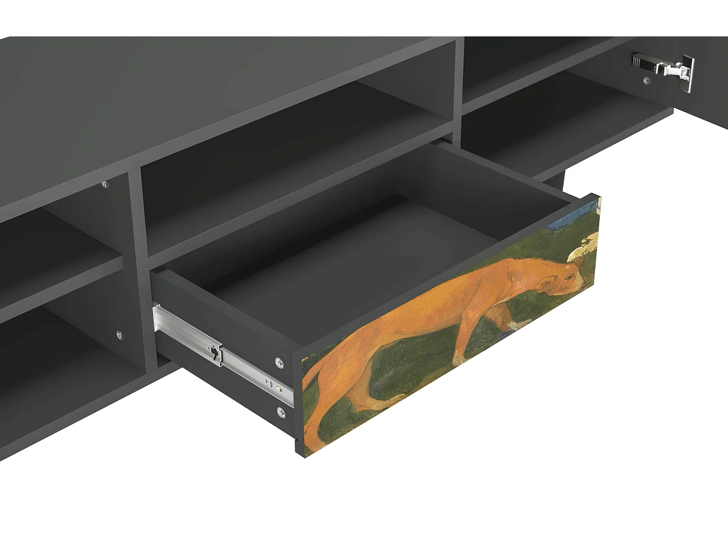 TV-meubel - 170х59х41 cm - T6 - Arearea , Antraciet