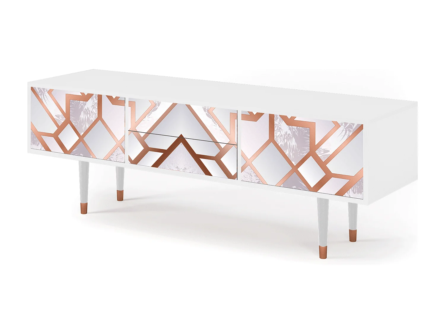 Meuble TV - 170х59х48 cm - T4 - Pastel Fairytale, Blanc