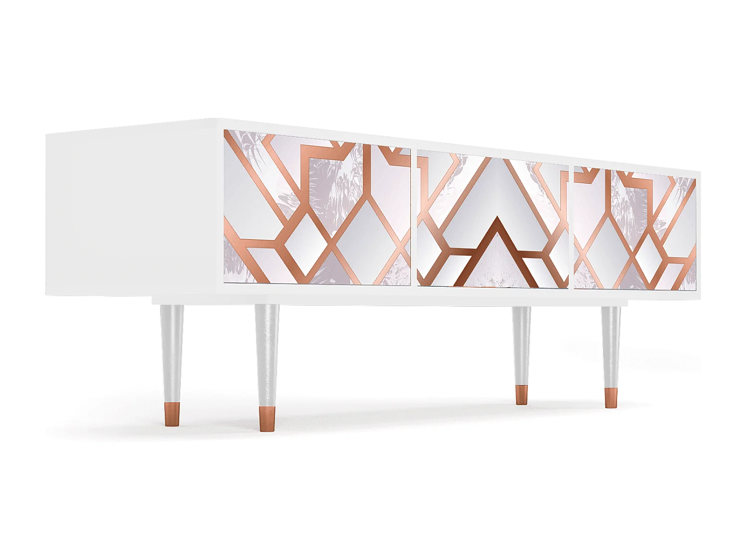 Meuble TV - 170х59х48 cm - T4 - Pastel Fairytale, Blanc