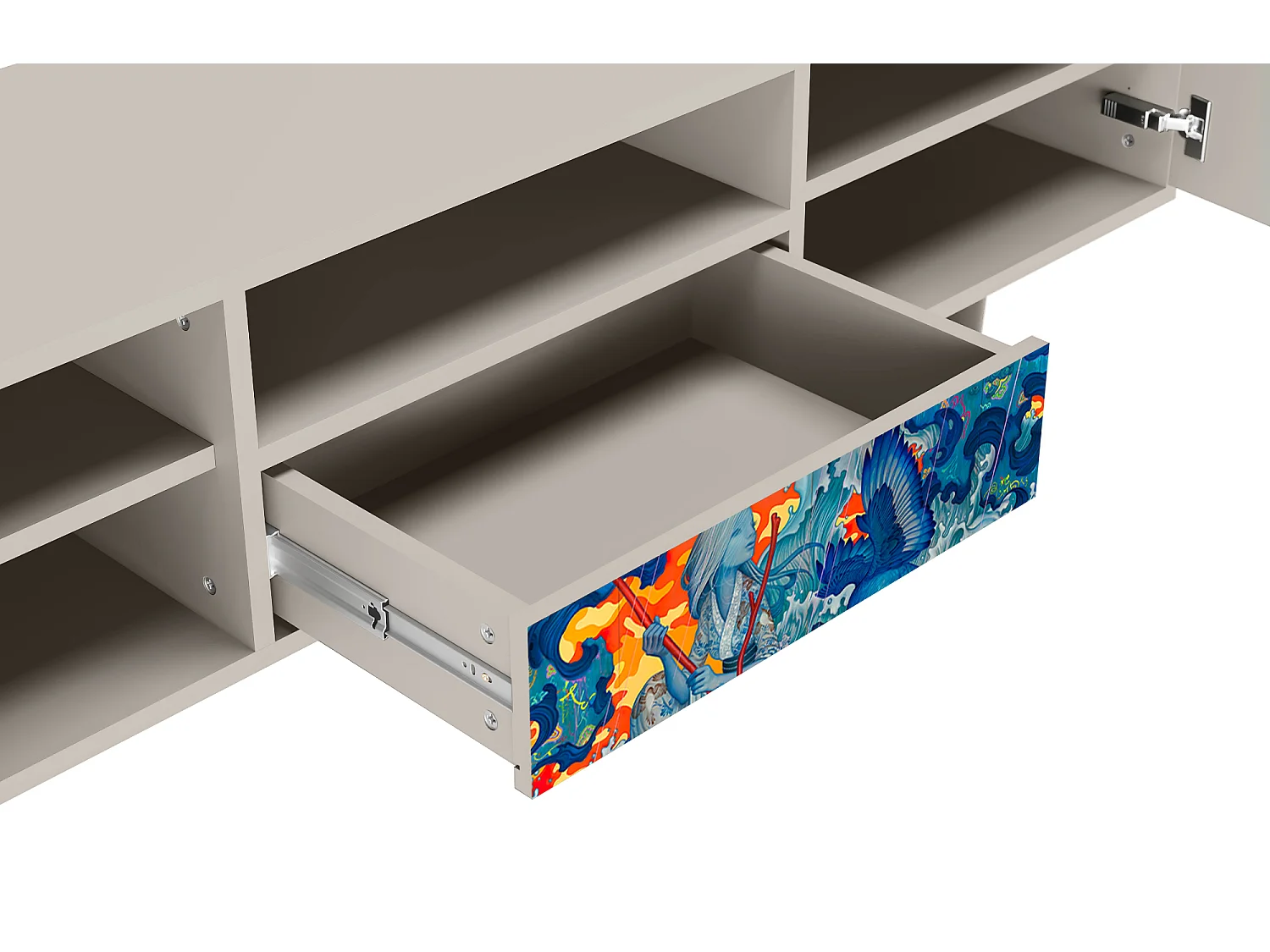 Mueble de TV - 170х59х41 cm - T6 - The Girl - James Jean, Arena