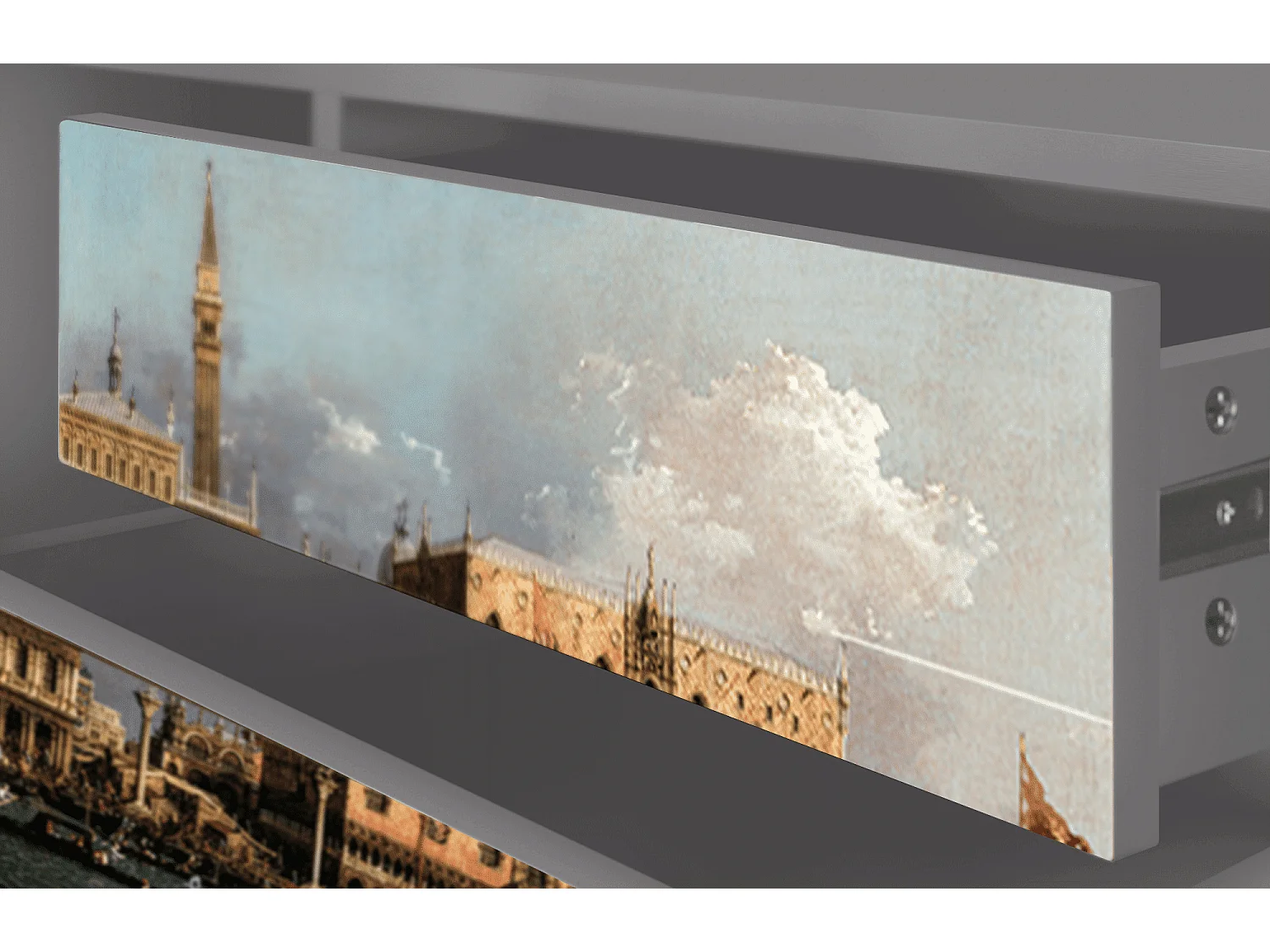 Meuble TV - 170х59х48 cm - T4 - The Bucintoro, Gris