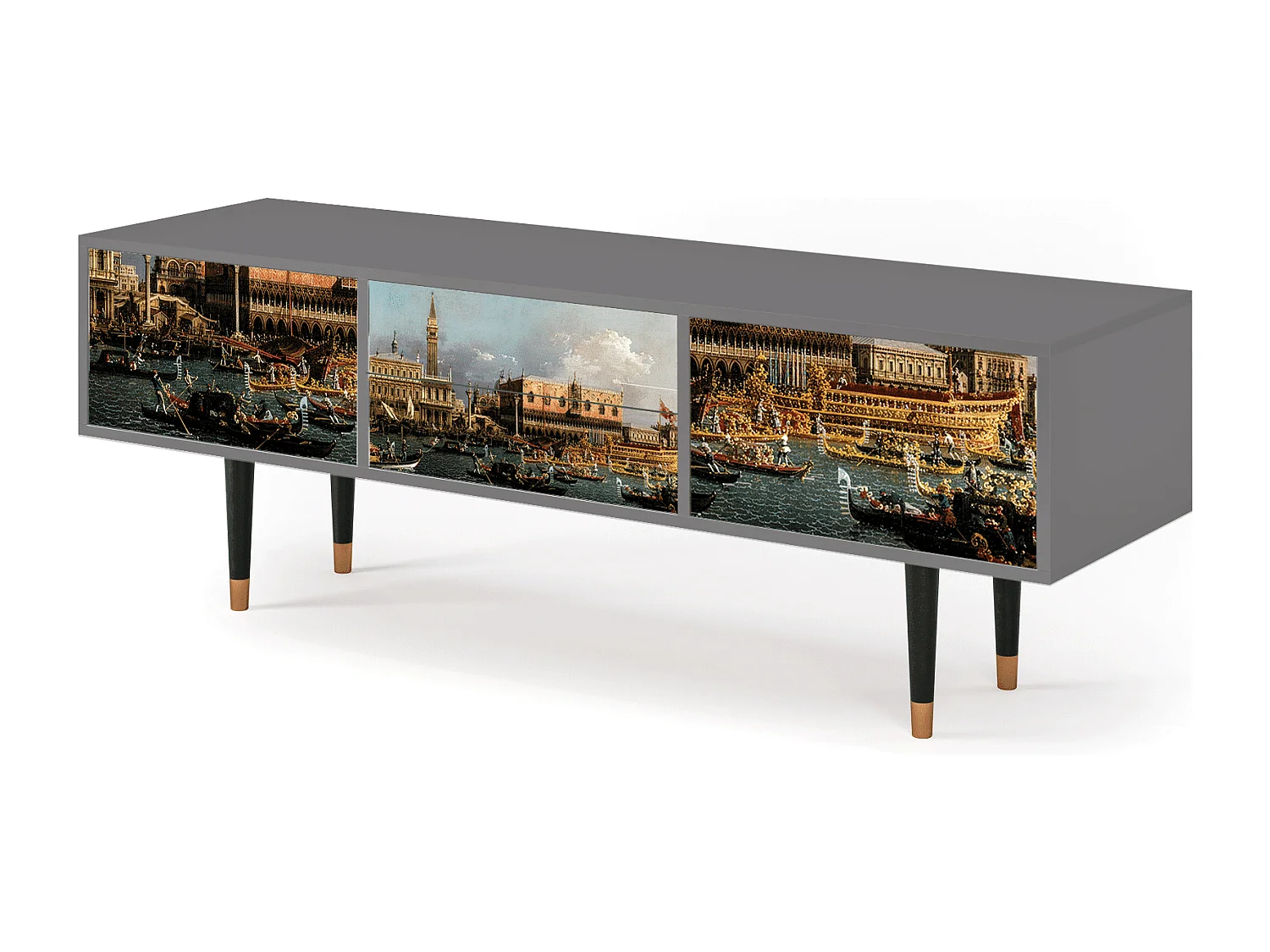 TV-Möbel - 170х59х48 cm - T4 - The Bucintoro, Grau