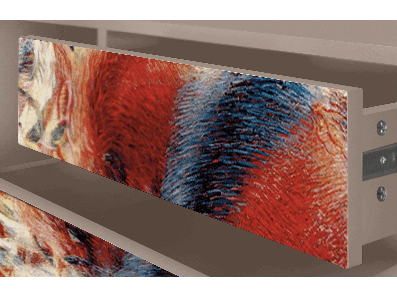 TV-meubel - 170х59х48 cm - T4 - The City Rises, Latte