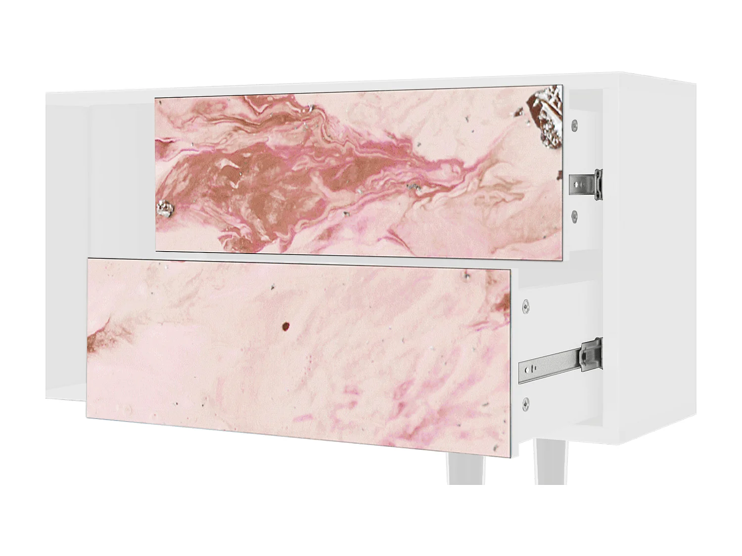 Mobile TV - 170х69х48 cm - T1 - Cotton Candy, Bianco