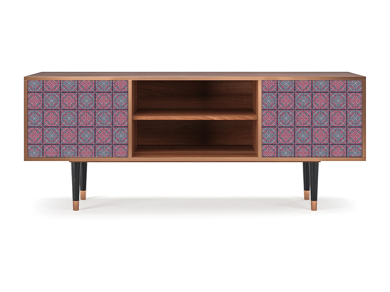 Mobile TV - 170х69х48 cm - T2 - Riviera Mosaic, Noce