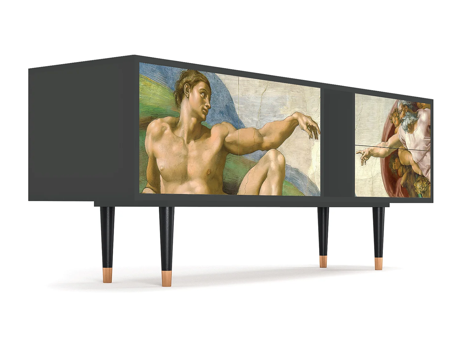 TV-meubel - 170х69х48 cm - T1 - The Creation of Adam, Antraciet