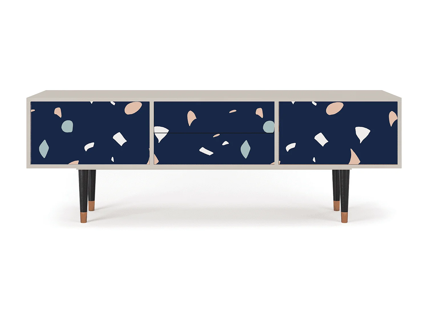 Mueble de TV - 170х59х48 cm - T4 - Space Satellites, Areia