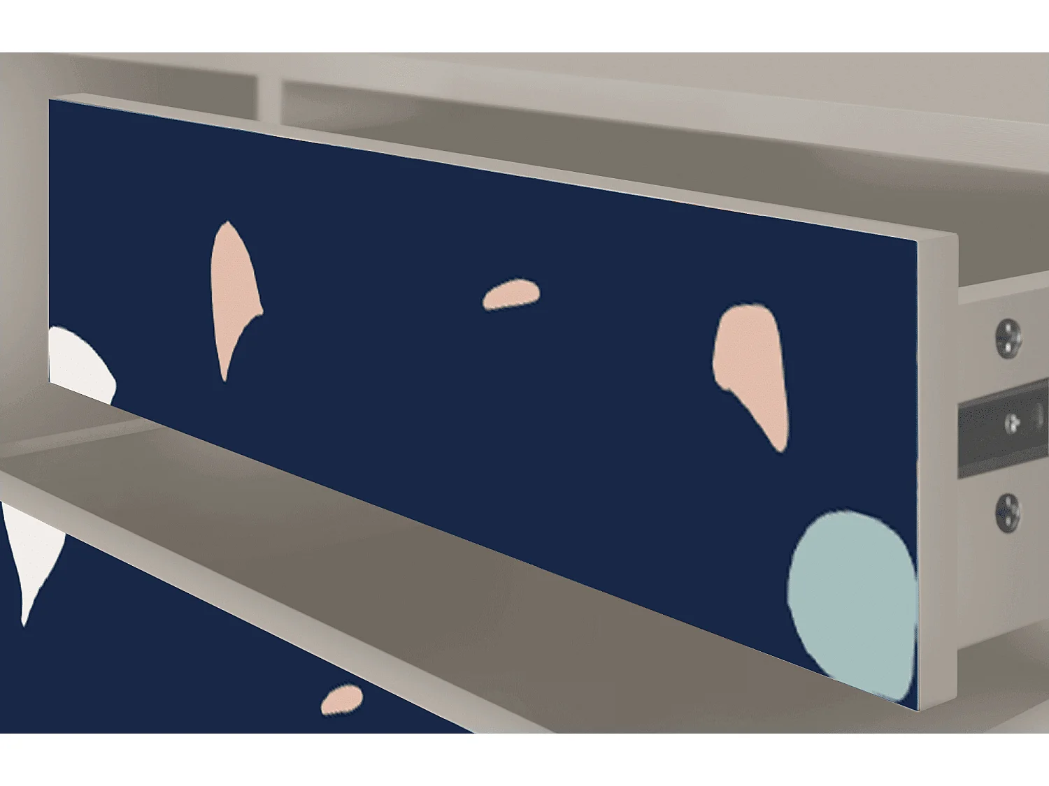 Mobile TV - 170х59х48 cm - T4 - Space Satellites, Sabbia