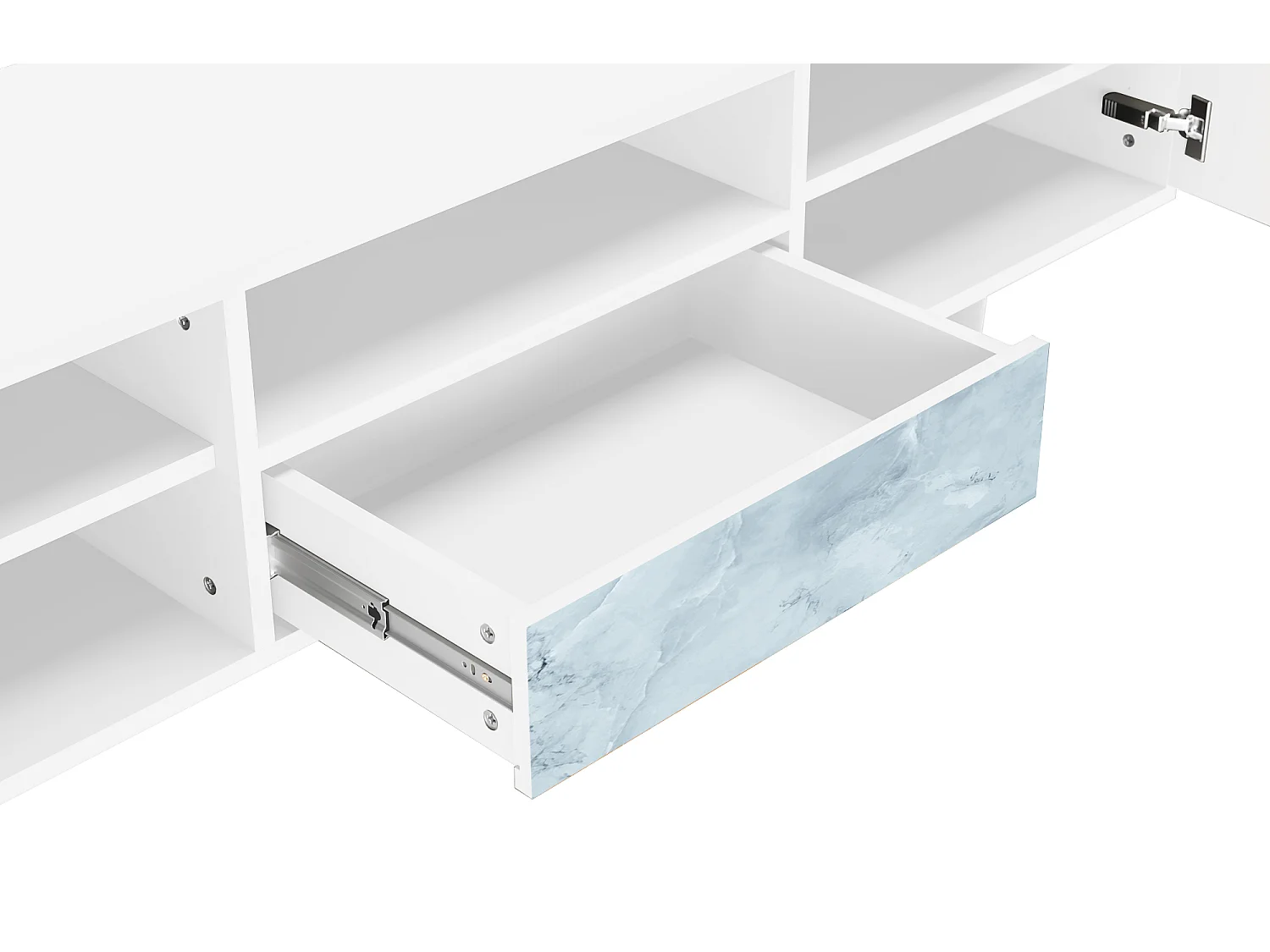 TV-meubel - 170х59х41 cm - T6 - Glacial Colour, Wit