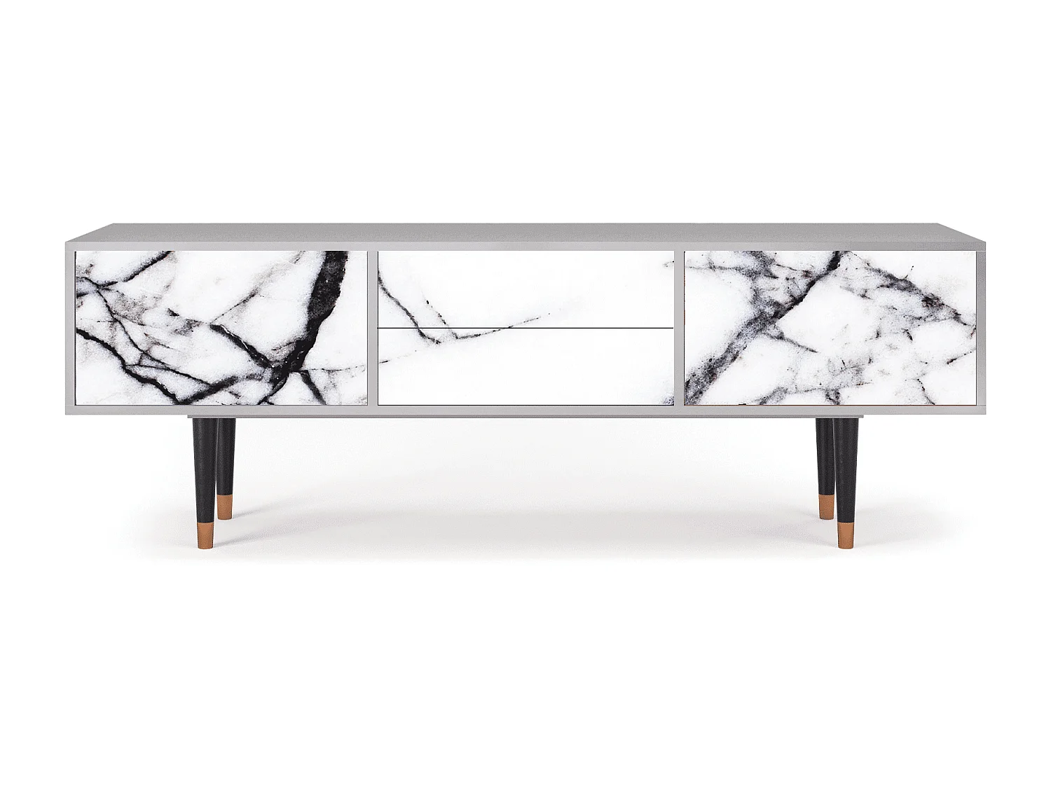 TV-meubel - 170х59х48 cm - T4 - Raven Marble, Grijs