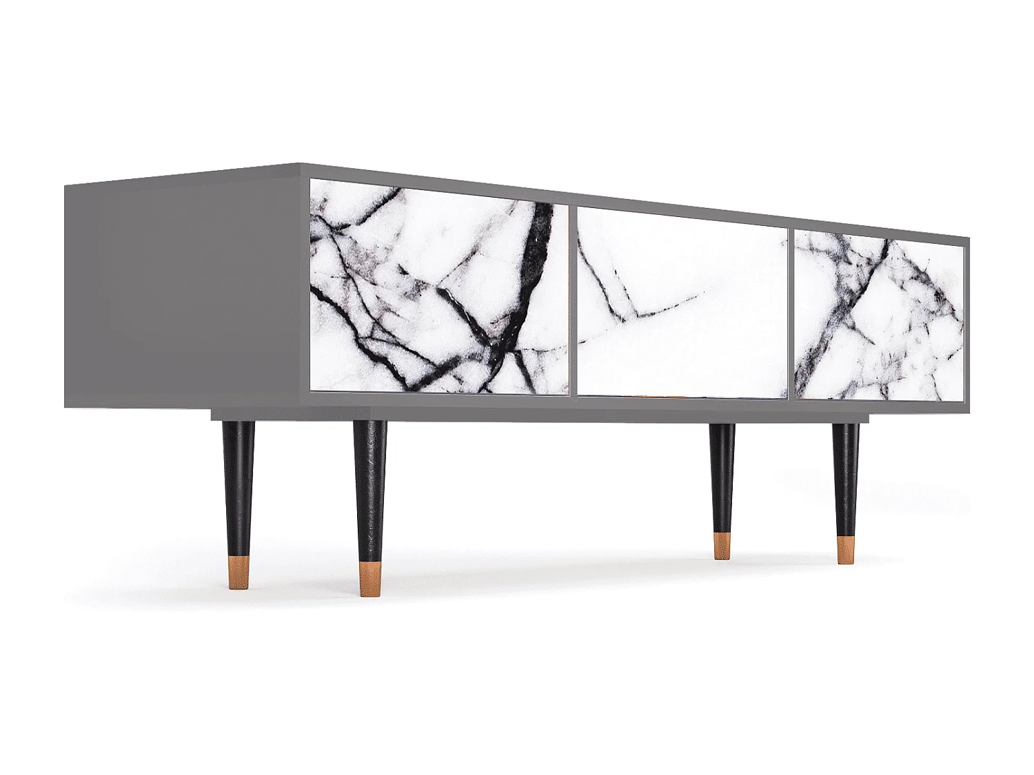 TV-meubel - 170х59х48 cm - T4 - Raven Marble, Grijs