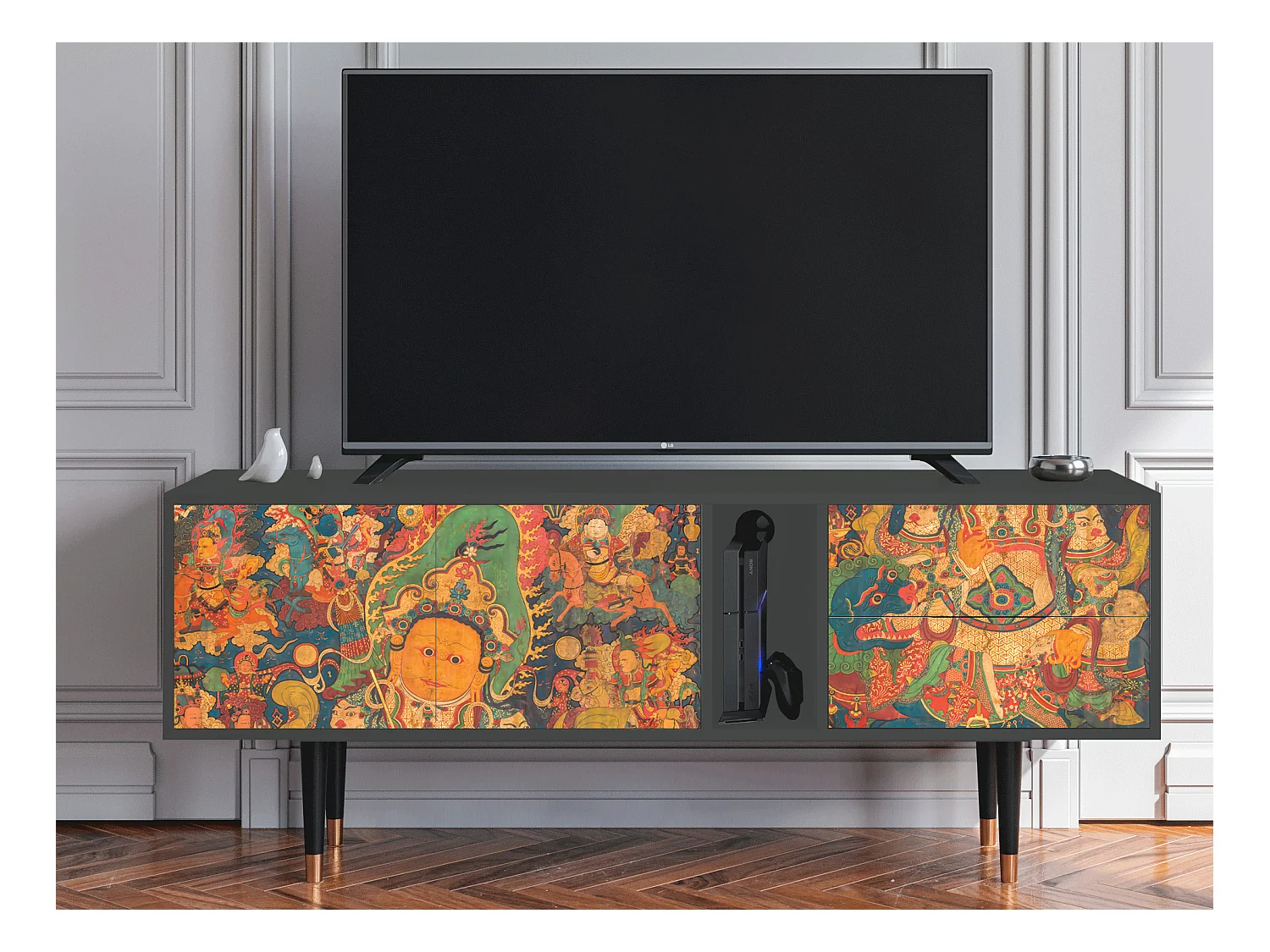 Mobile TV - 170х69х48 cm - T1 - God by Vaisravana , Antracite