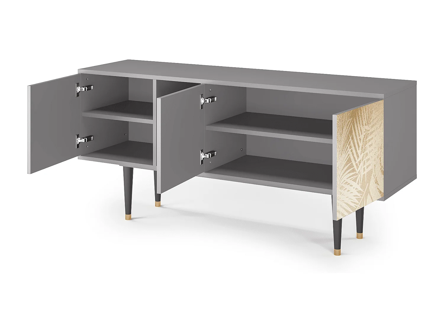 Mueble de TV - 150х69х41 cm - T5 - Plant of the Dessert, Gris