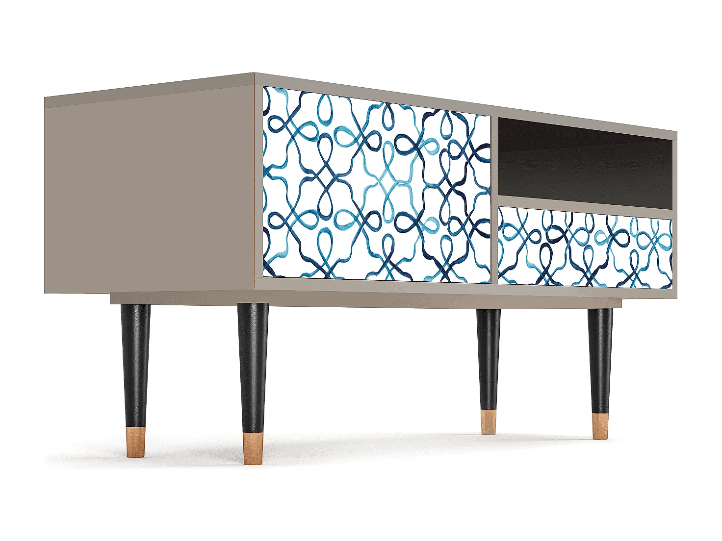 Meuble TV - 115х59х48 cm - T3 - Marine Strings, Sable