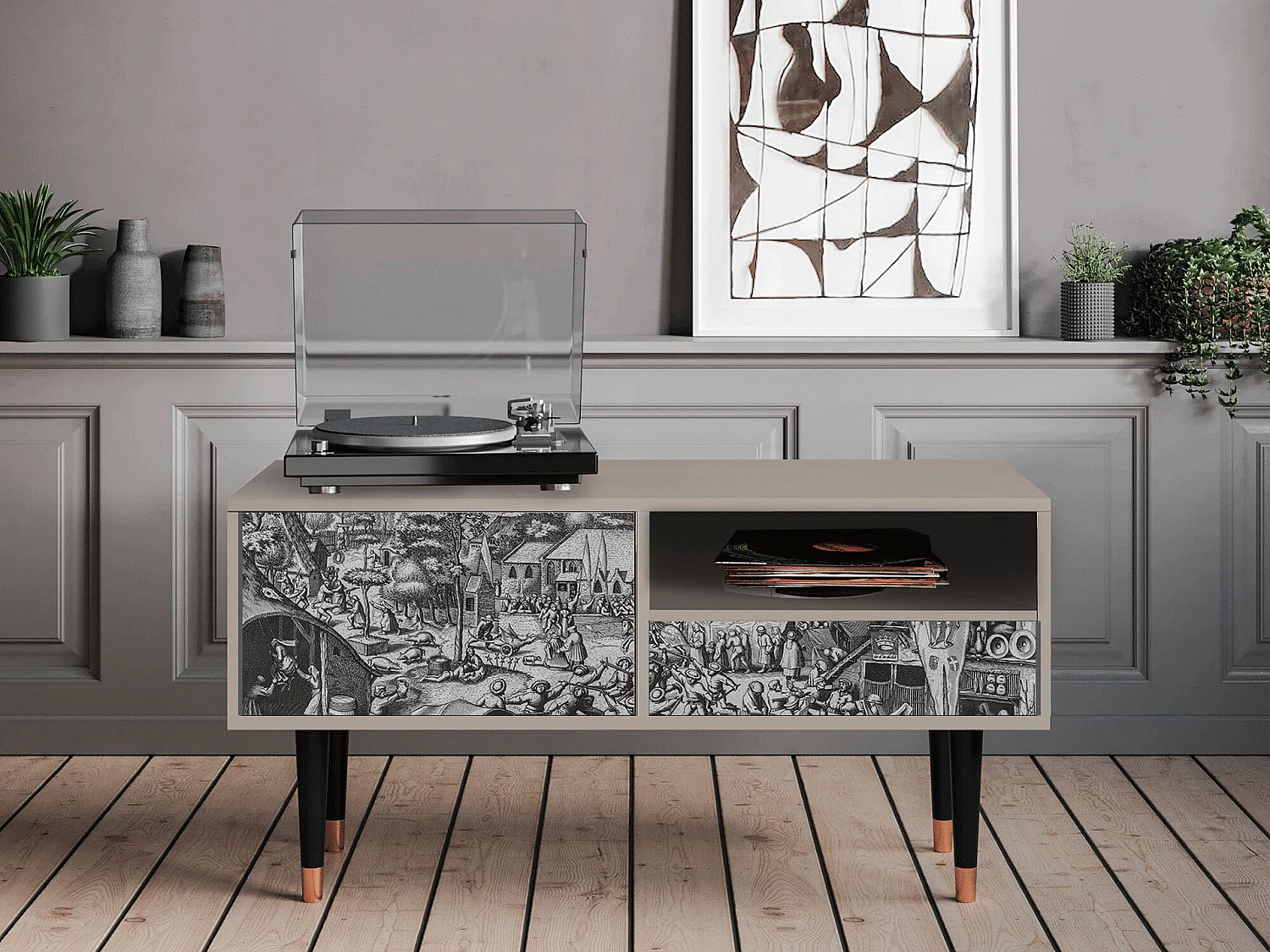 Mueble de TV - 115х59х48 cm - T3 - The Festival of Saint, Arena