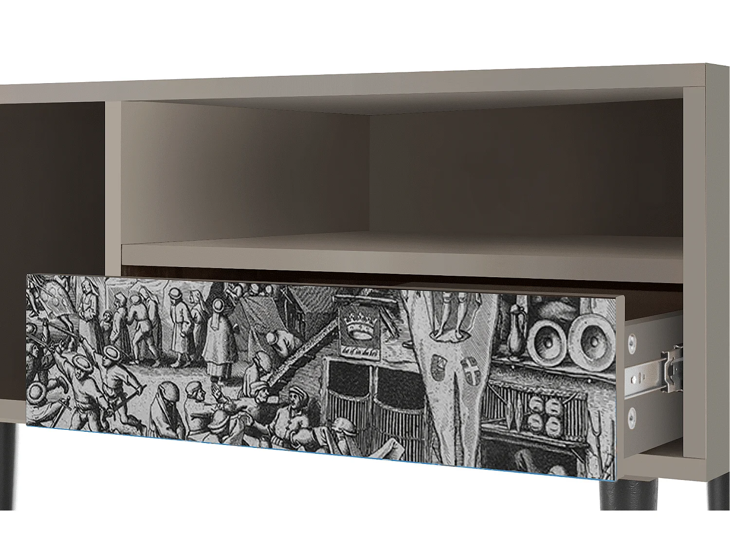 Mobile TV - 115х59х48 cm - T3 - The Festival of Saint, Sabbia