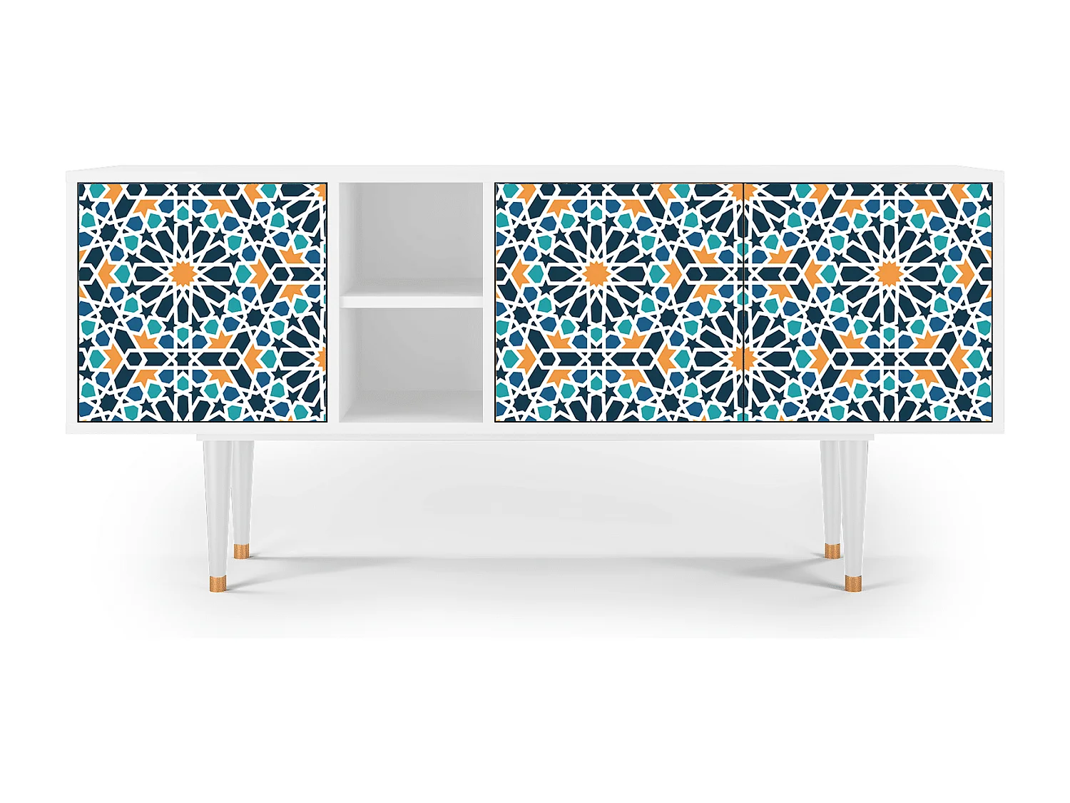 TV-meubel - 150х69х41 cm - T5 - Kaleidoscope, Wit