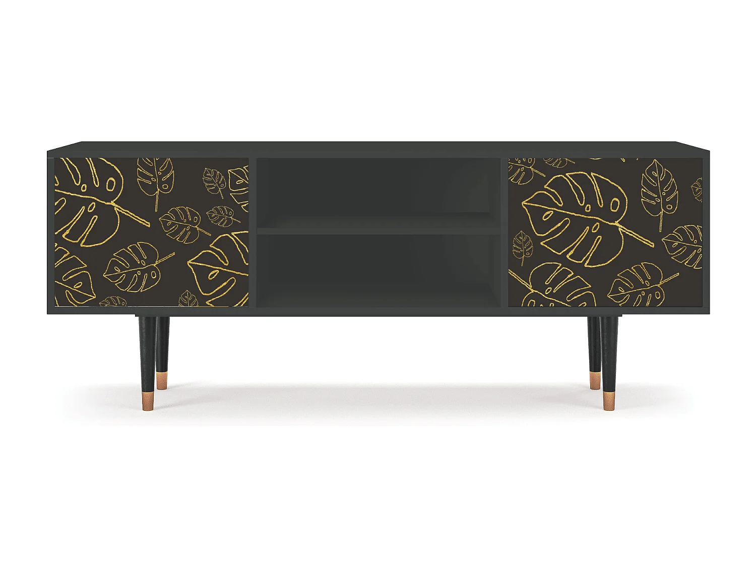 TV-Möbel - 170х69х48 cm - T2 - Fall Of The Leaves, Anthrazit