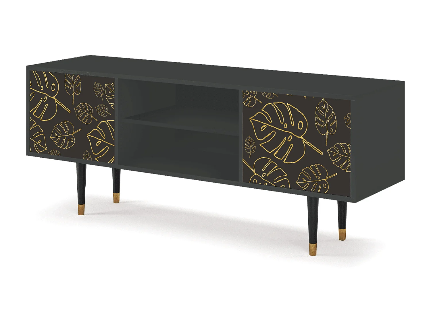 TV-Möbel - 170х69х48 cm - T2 - Fall Of The Leaves, Anthrazit