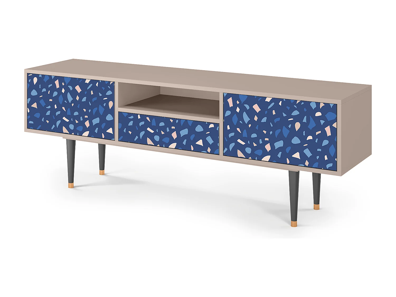 TV-Möbel - 170х59х41 cm - T6 - Soap Whirpool, Sand