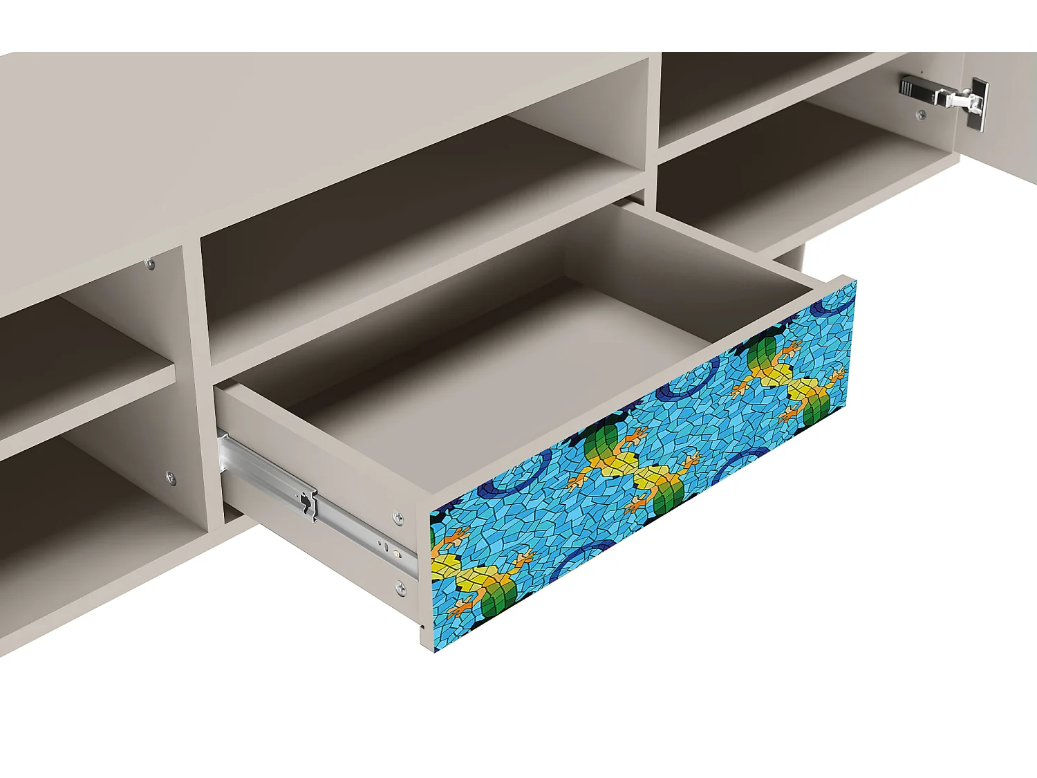 Meuble TV - 170х59х41 cm - T6 - Gaudi's Lizard, Sable