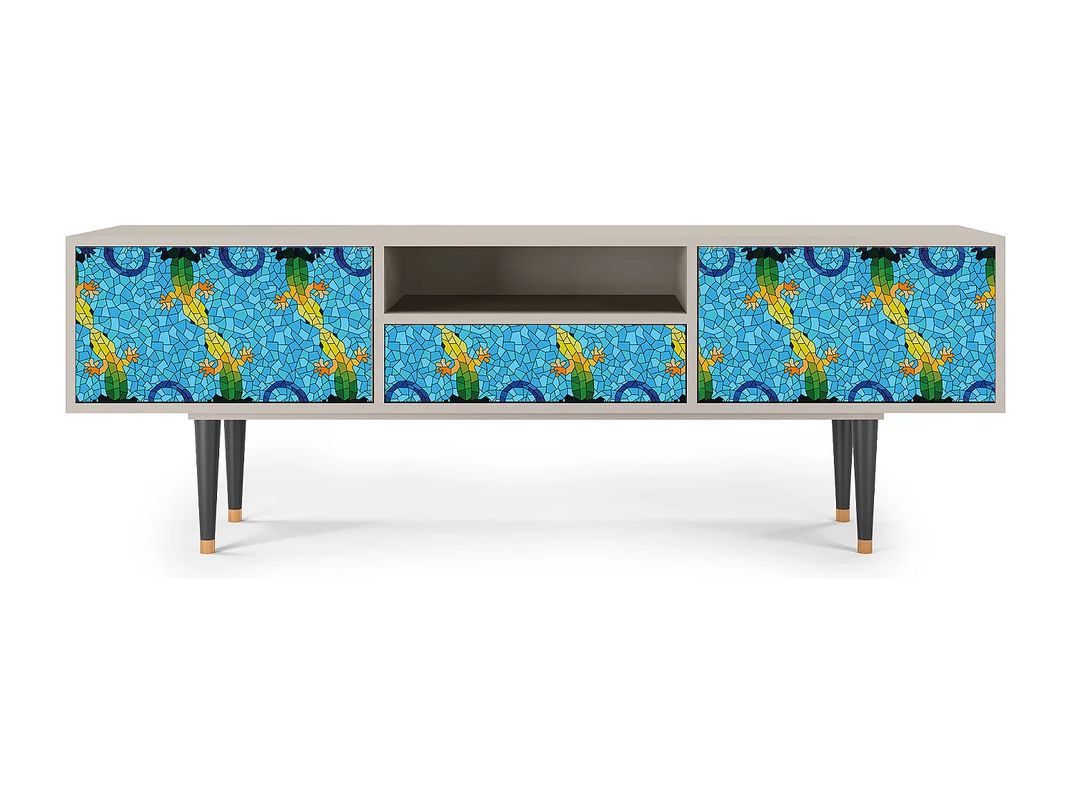 Meuble TV - 170х59х41 cm - T6 - Gaudi's Lizard, Sable