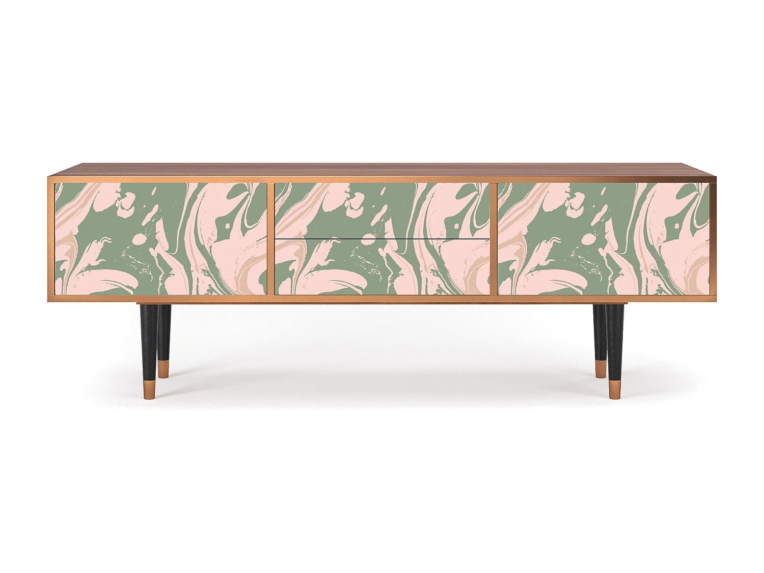 Meuble TV - 170х59х48 cm - T4 - Aquarelle, Noyer