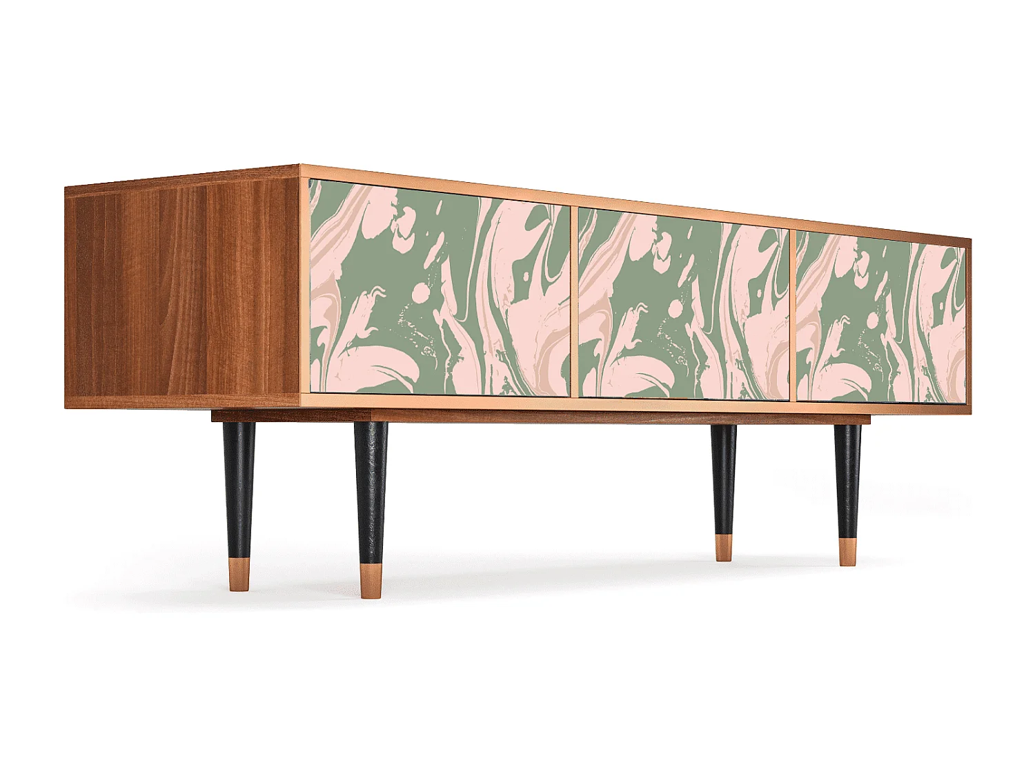 Meuble TV - 170х59х48 cm - T4 - Aquarelle, Noyer