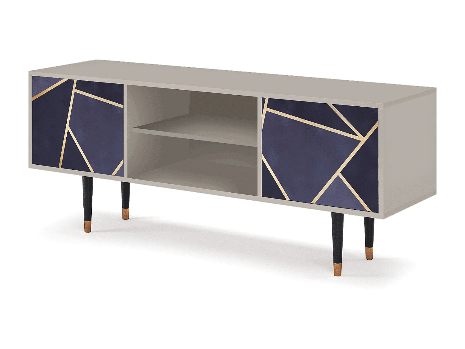 Mobile TV - 170х69х48 cm - T2 - The Amethyst, Sabbia