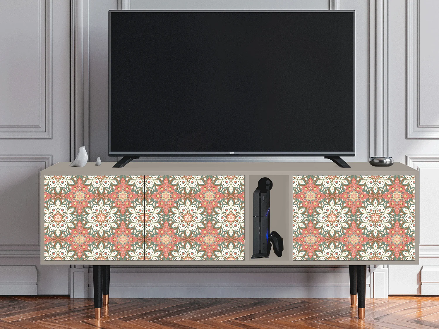 Mobile TV - 170х69х48 cm - T1 - Peach Grove, Sabbia