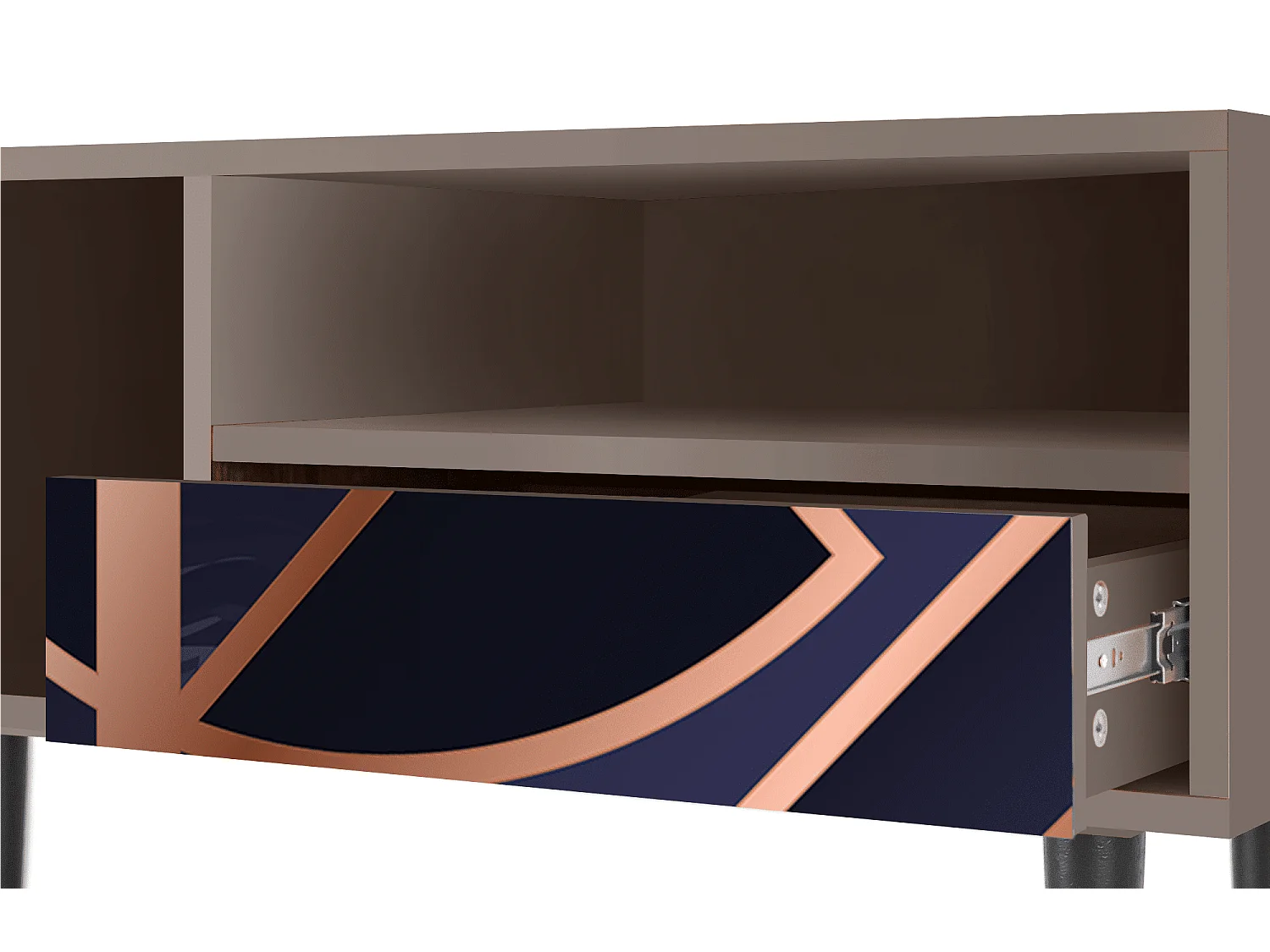 TV-meubel - 115х59х48 cm - T3 - Purple Temple, Latte