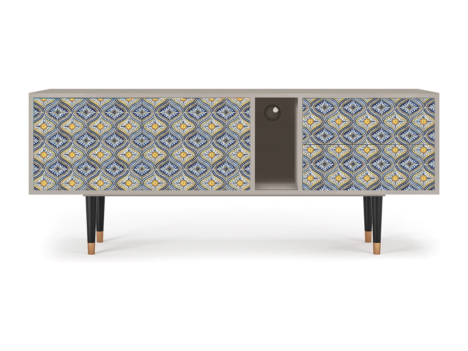 Mueble de TV - 170х69х48 cm - T1 - Illusory Pattern, Arena