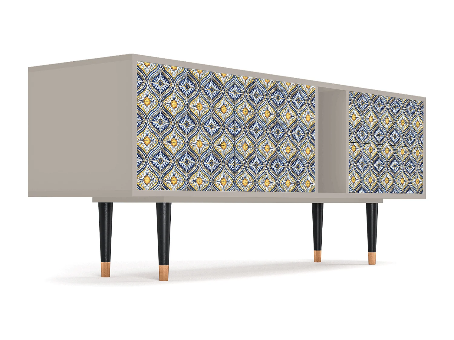 Mueble de TV - 170х69х48 cm - T1 - Illusory Pattern, Arena