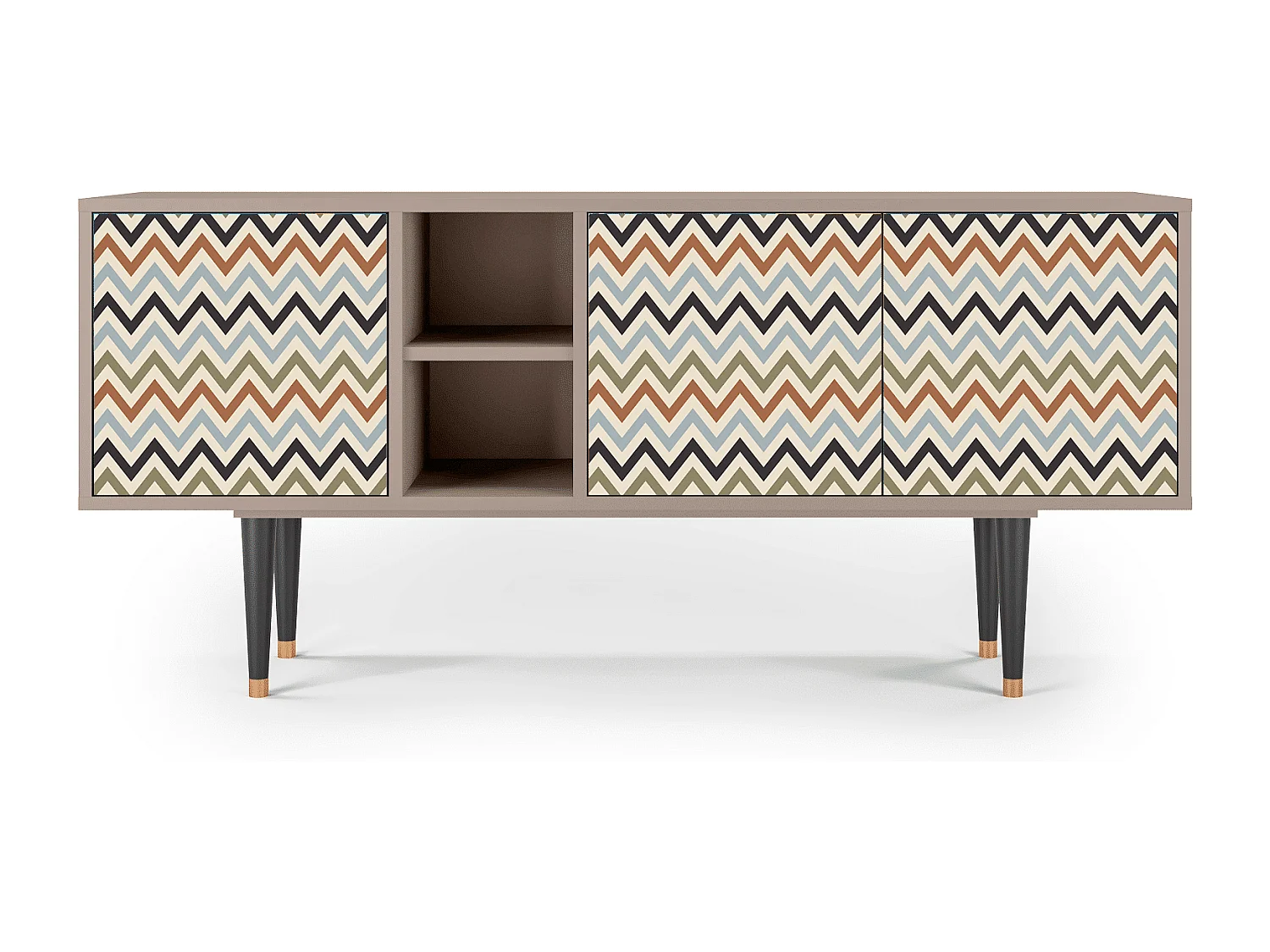 Mobile TV - 150х69х41 cm - T5 - Bright Ripple, Latte