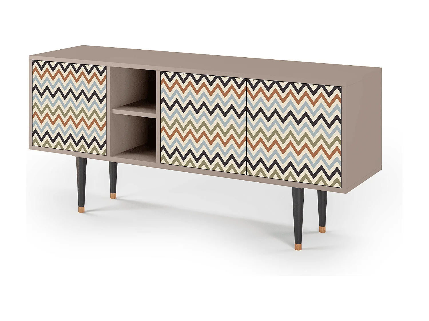 Mobile TV - 150х69х41 cm - T5 - Bright Ripple, Latte