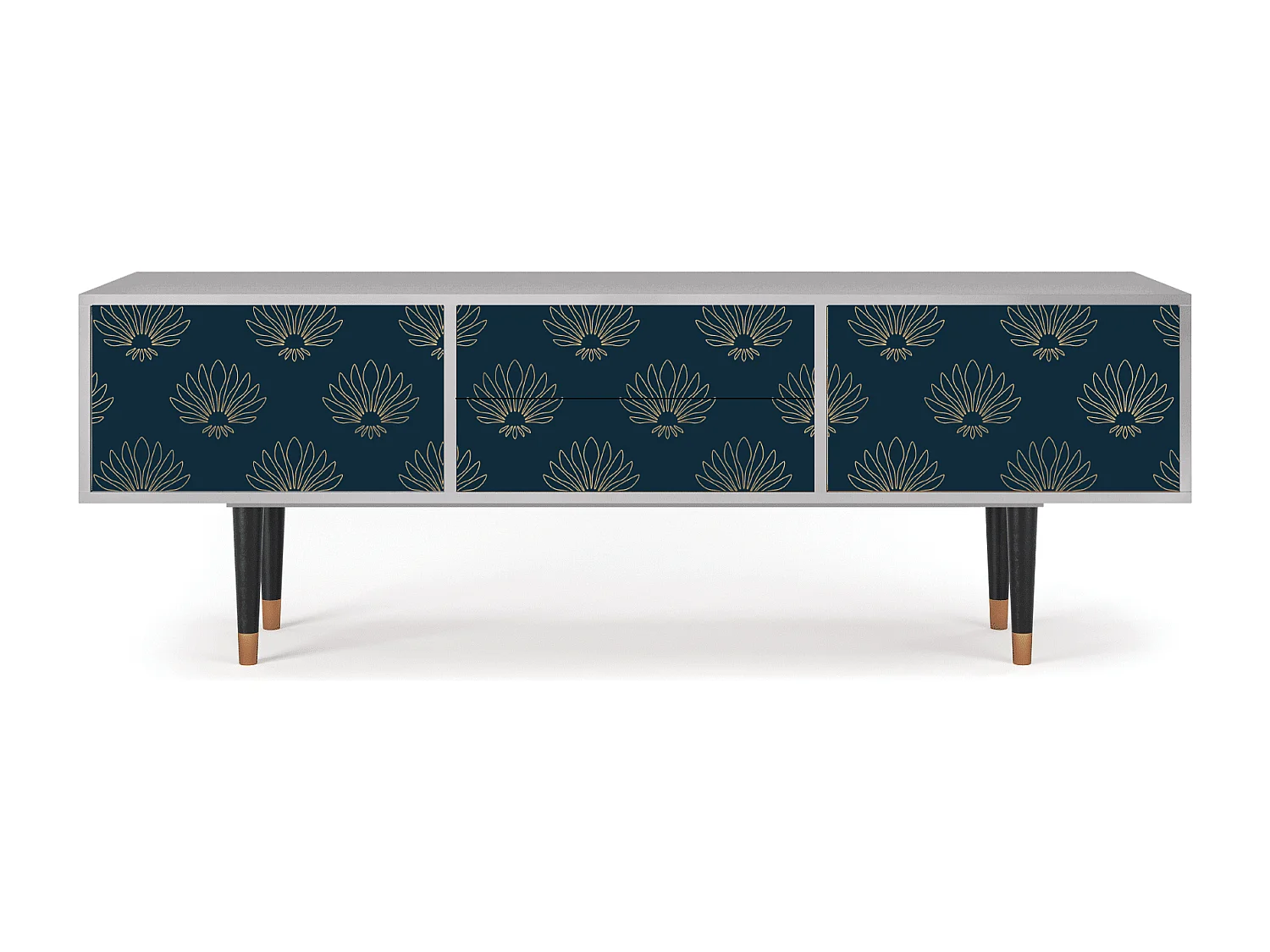 Meuble TV - 170х59х48 cm - T4 - Blue Lotus, Gris