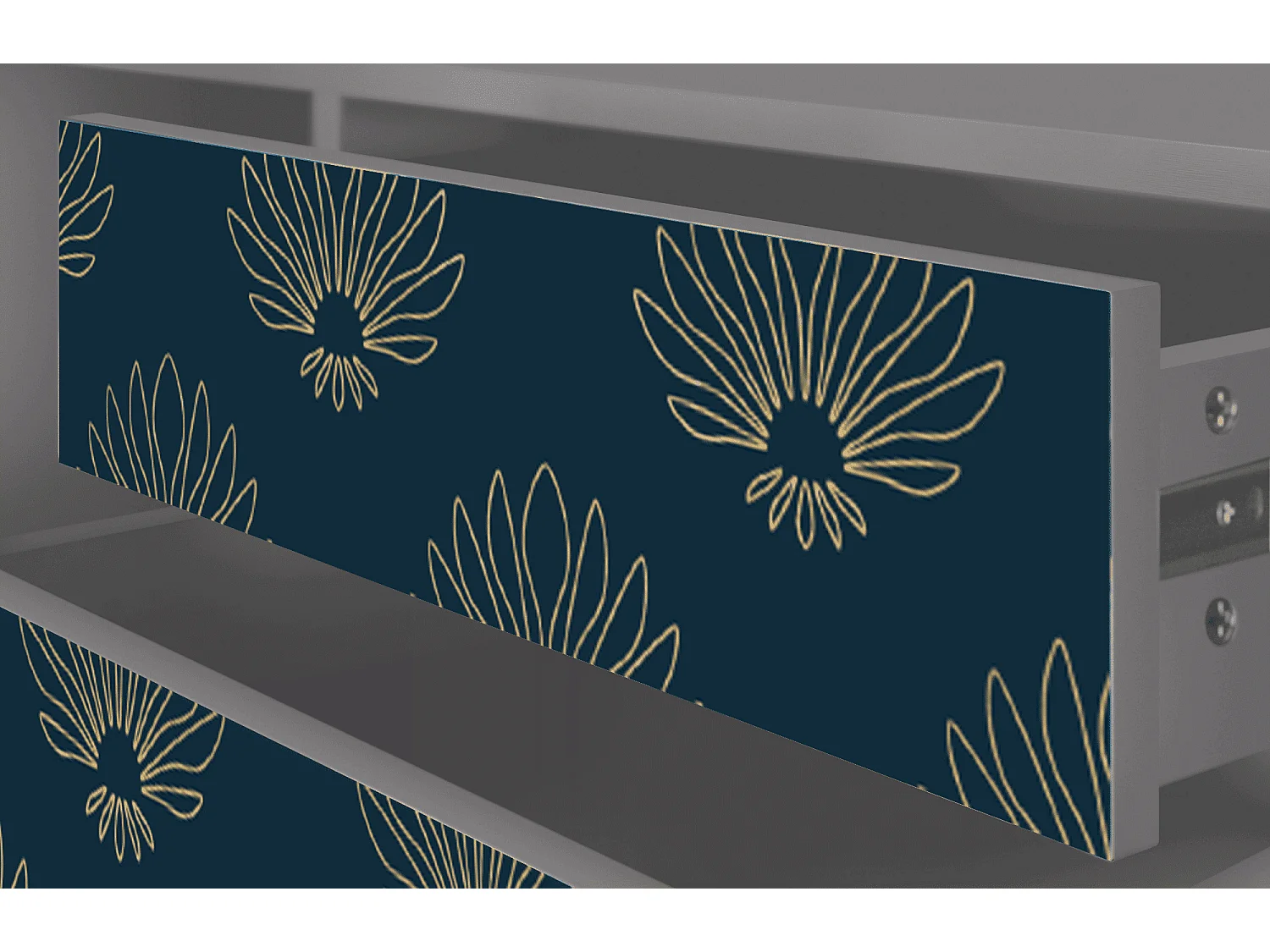 TV-Möbel - 170х59х48 cm - T4 - Blue Lotus, Grau