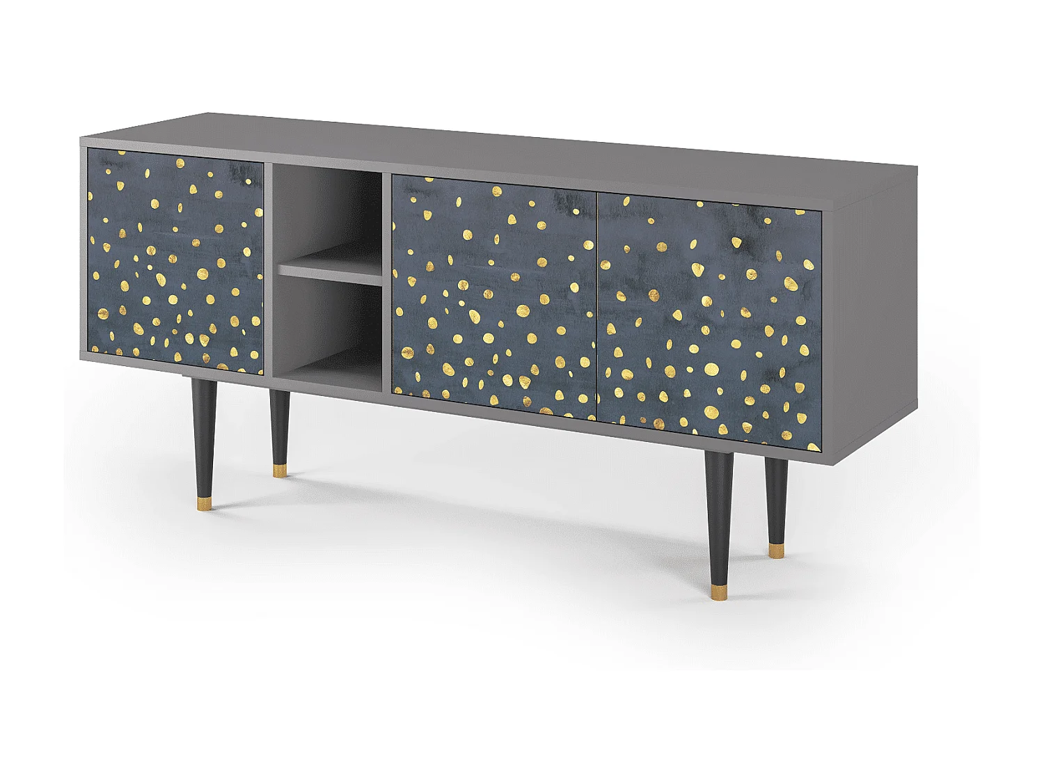 TV-Möbel - 150х69х41 cm - T5 - Foggy Lights, Grau