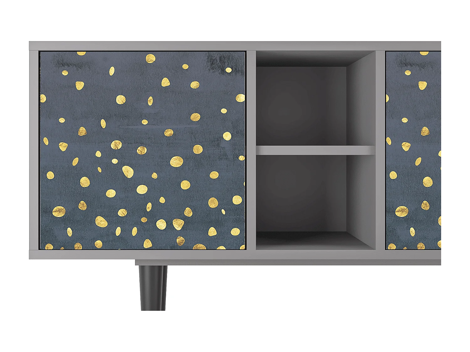 TV-Möbel - 150х69х41 cm - T5 - Foggy Lights, Grau