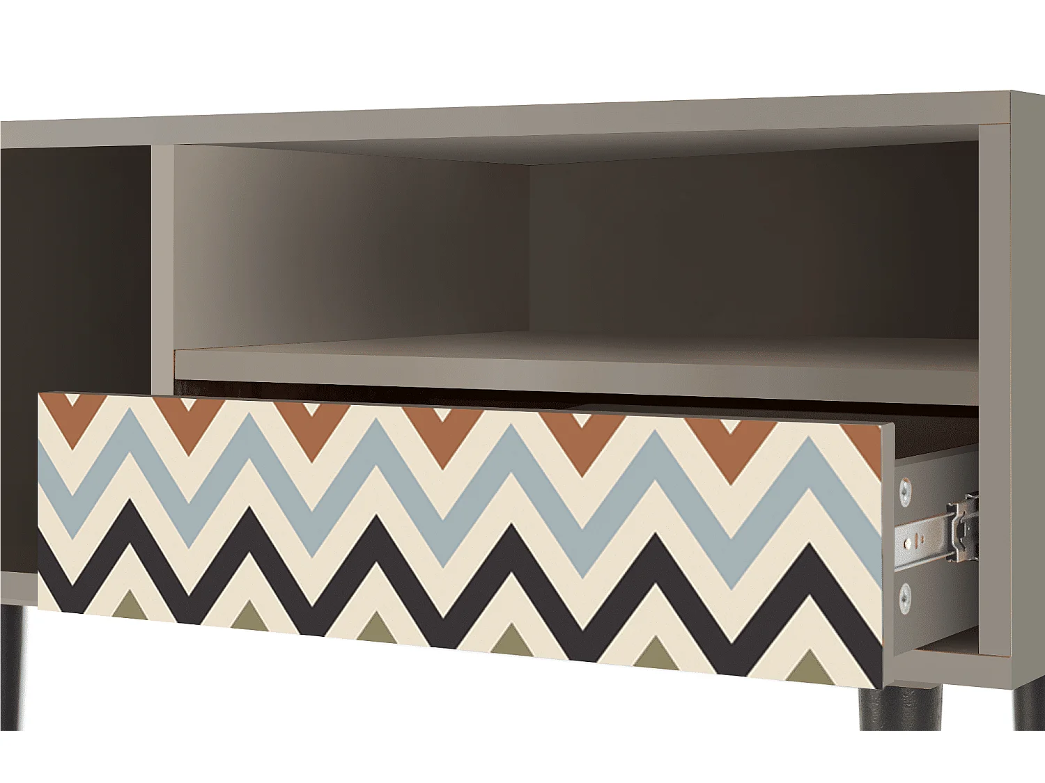 TV-Möbel - 115х59х48 cm - T3 - Bright Ripple, Sand