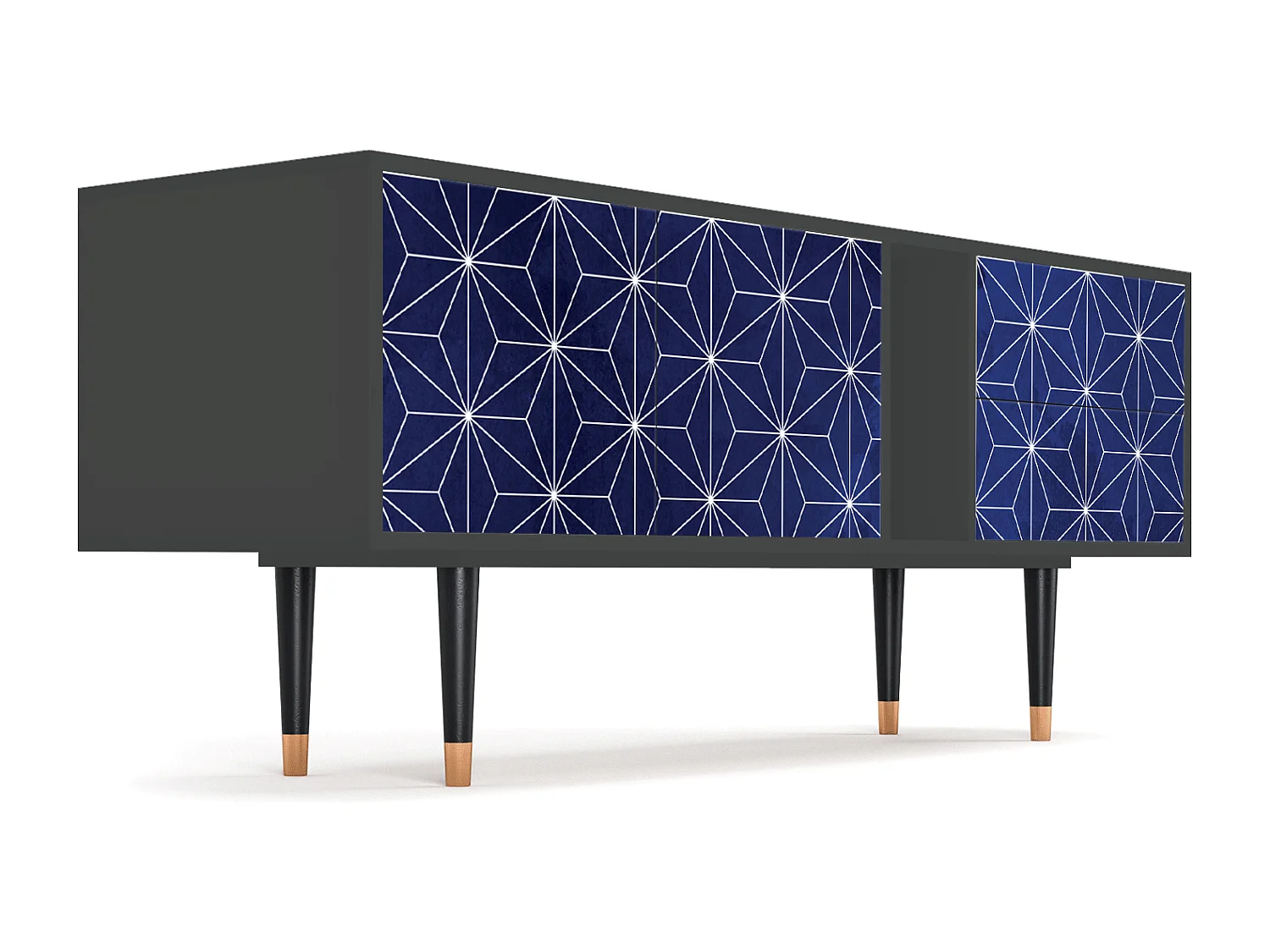 Meuble TV - 170х69х48 cm - T1 - Milky Way, Anthracite