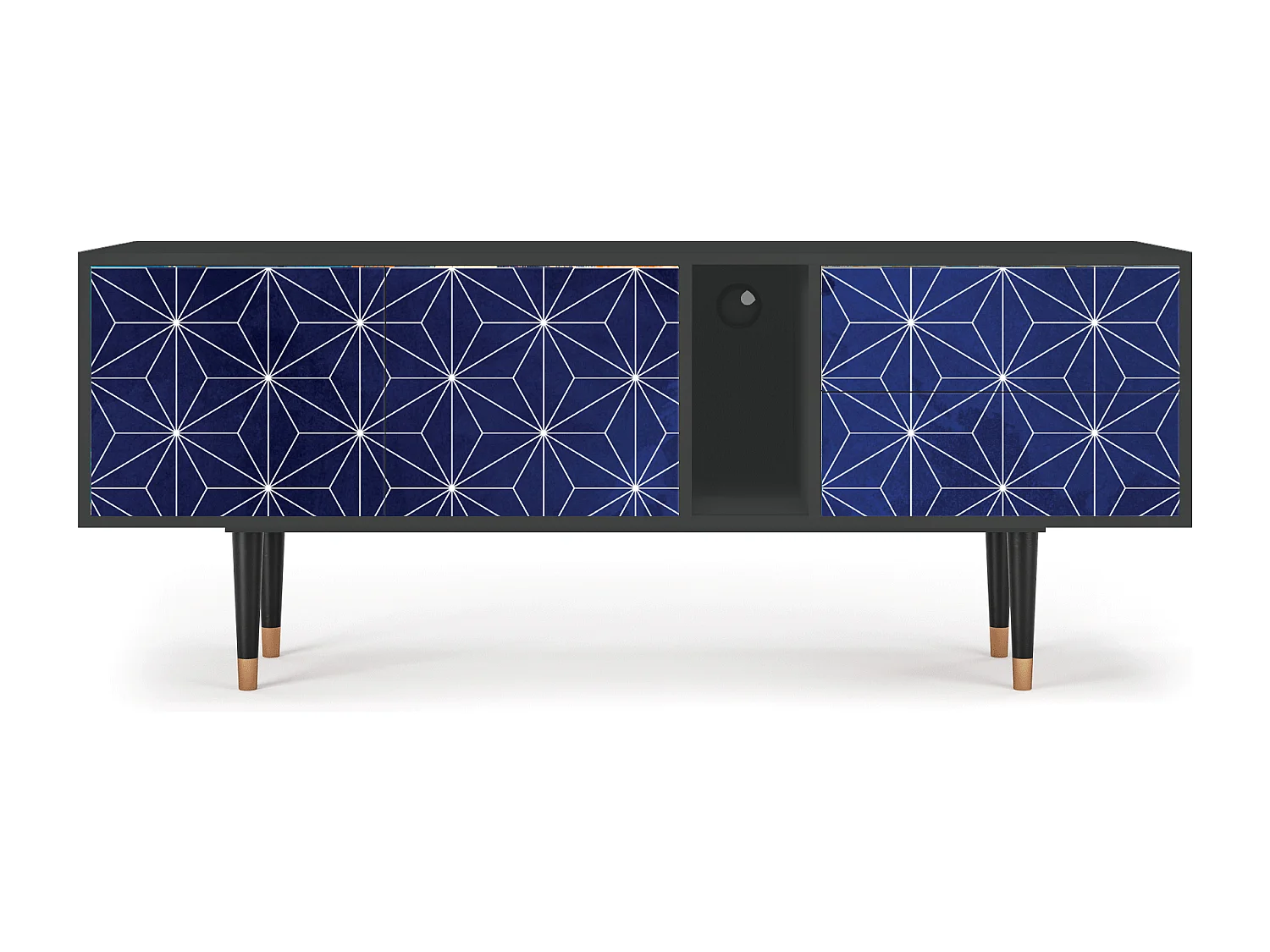 TV-meubel - 170х69х48 cm - T1 - Milky Way, Antraciet