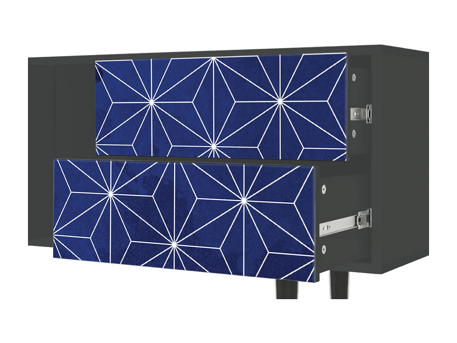 TV-meubel - 170х69х48 cm - T1 - Milky Way, Antraciet