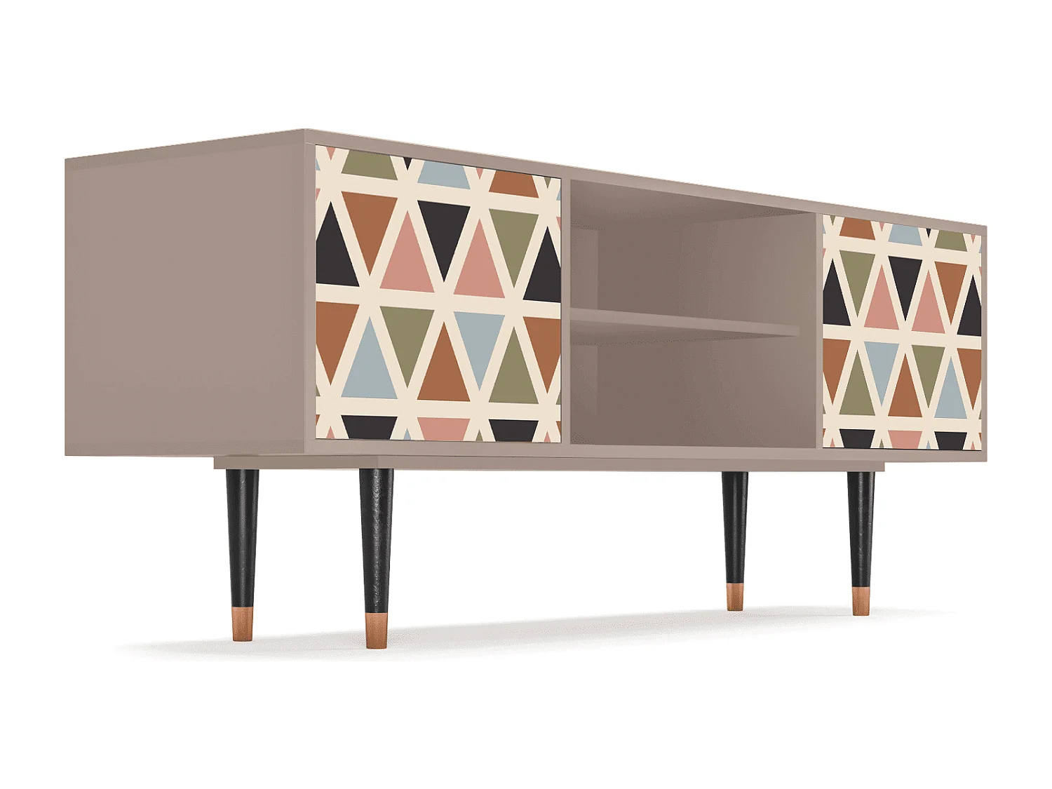 TV-meubel - 170х69х48 cm - T2 - Royal Triangles, Latte